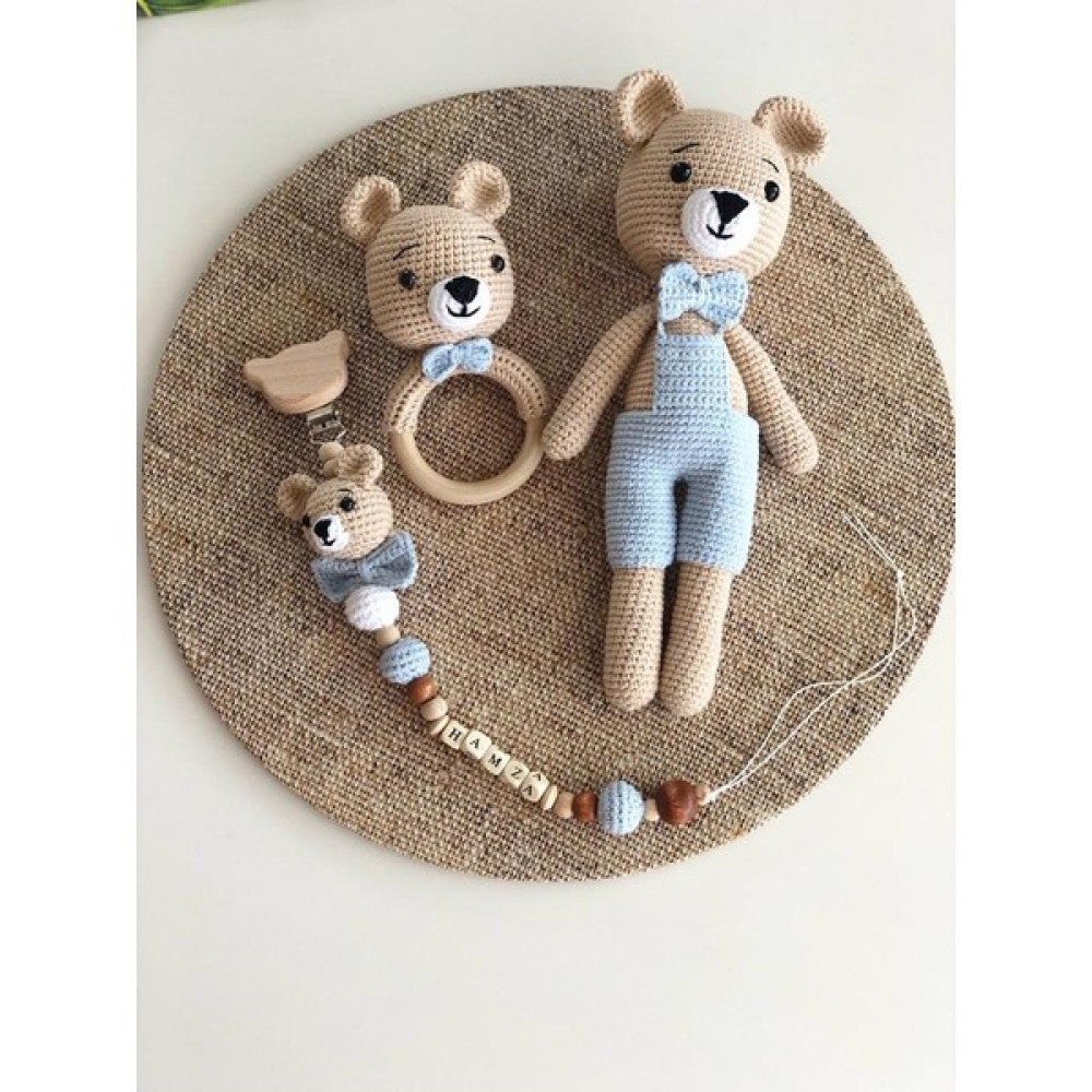 Amigurumi Ayıcık Yeni doğan Set Bebek Oyuncakları Fiyatı