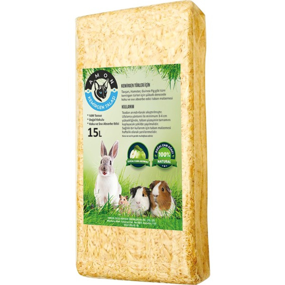 Amon Doğal Elma Aromalı Kemirgen Talaşı 15 Lt. - 1 Adet Oto Boyaları Fiyatı