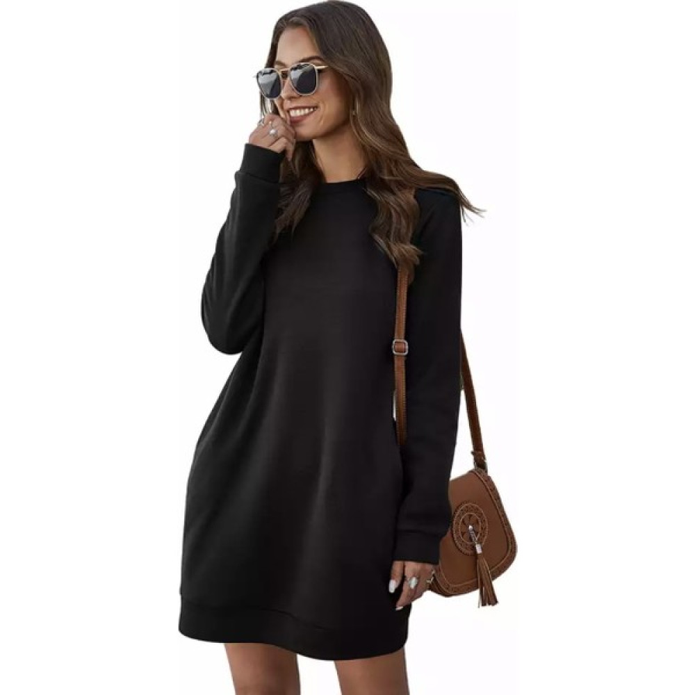 Amor Man Bisiklet Yaka 3iplik %100 Pamuk Tam Kışlık Oversize Spor Hoodie Kadınelbise Elbise Fiyatı