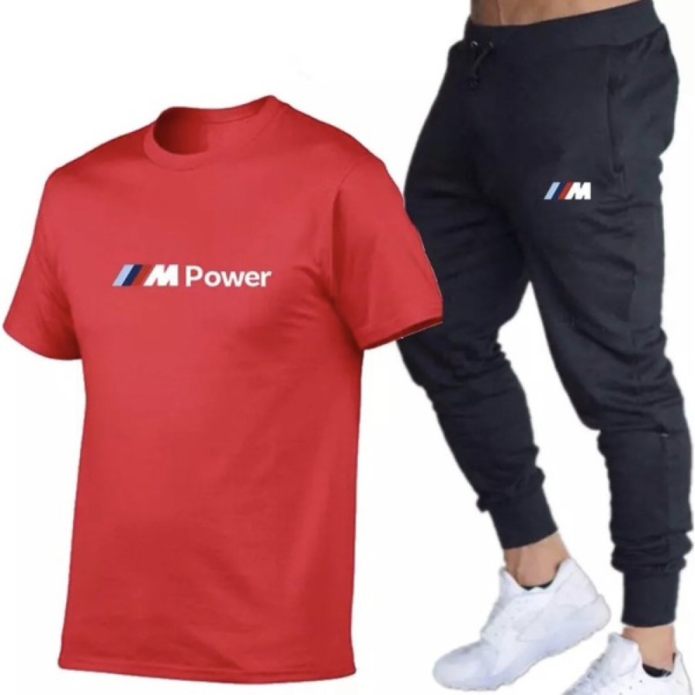 Amor Man Bmw M Power Dijital Baskılı %100 Pamuk Ter Tumayan Kısa Kollu Yazlık Erkek Eşofman Takımı Erkek Eşofman Fiyatı