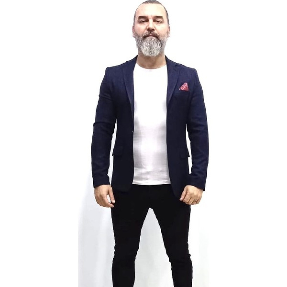 Amor Man Dar Kesim Tek Düğme Tek Yırtmaç Modern Erkek Spor Ofis-Iş Blazer Ceket Erkek Ceket Fiyatı