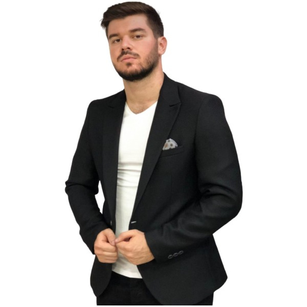 Amor Man Diagonal Pamuk Dokuma Tek Düğme Tek Yırtmaç Modern Süper Slim Kesim Erkek Blazer Ceket Erkek Ceket Fiyatı