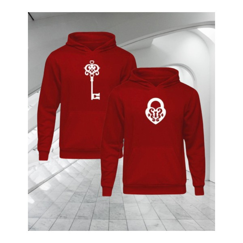 Amor Man Kapüşonlu 4 Iplik Pamuk Dokuma Aşk Temalı Oversize 2 Li Kadın Erkek Sevgili Kombini Sweatshirt Erkek Sweatshirt Fiyatı