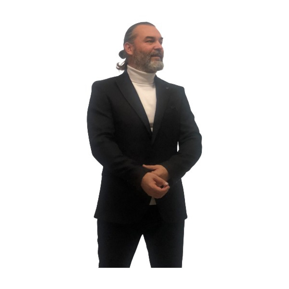 AMORMAN Tek Düğme Tek Yırtmaç Dar Kesim Ütü Istemeyen Dıagonal Yün Dokuma Astarlı Kışlık Dar Kesim Erkek Blazer Ceket Erkek Ceket Fiyatı