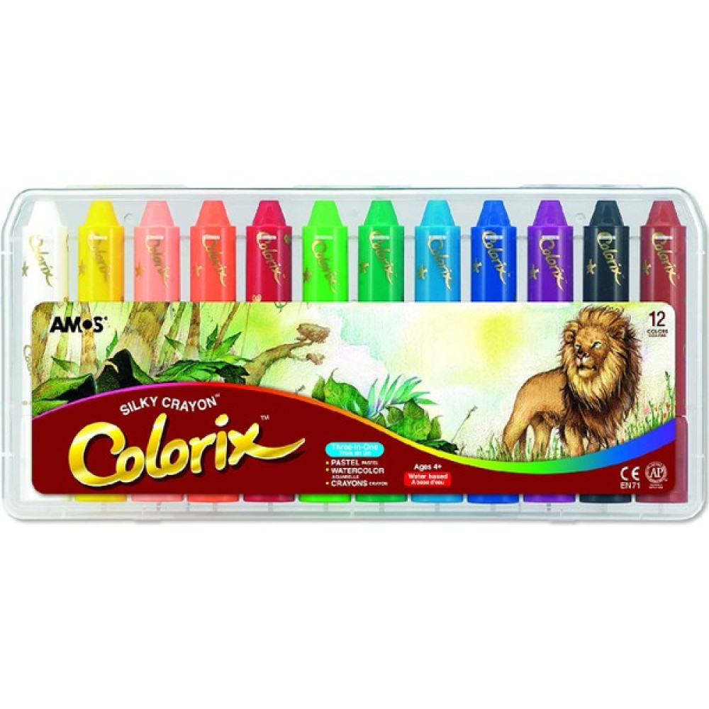 Amos Colorix Üçü Birarada Boya Plastik Kutu 12’Li Crx5Pc12 Sanatsal Malzemeler Fiyatı