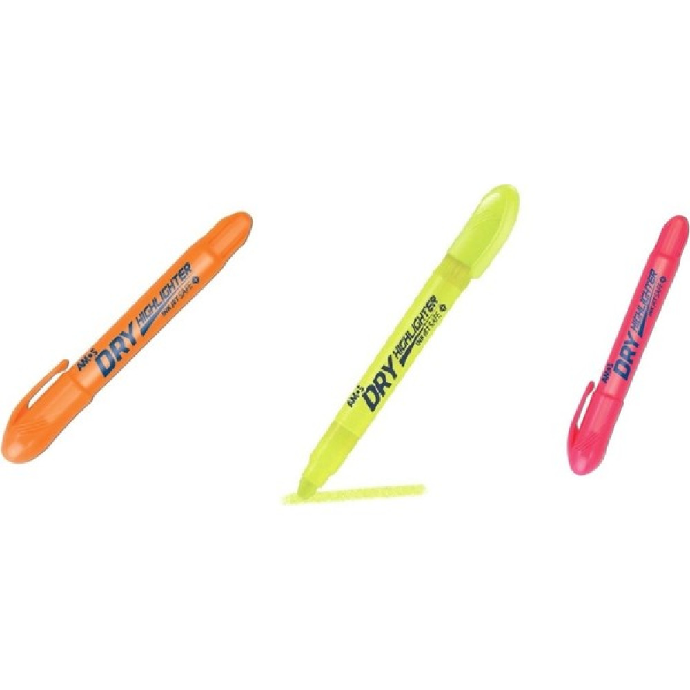 Amos Dry Highlighter Fosforlu Kalem 3 Renk Fosforlu Kalem Fiyatı