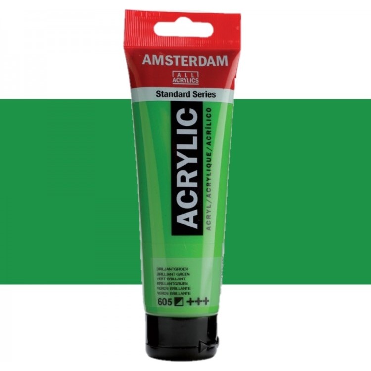 Amsterdam Akrilik Boya 120 ml Brilliant Green 605 Akrilik Boya Fiyatı
