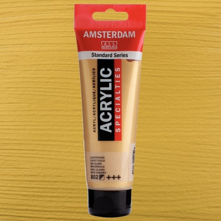 Amsterdam Akrilik Boya 120 ml Light Gold 802 Akrilik Boya Fiyatı