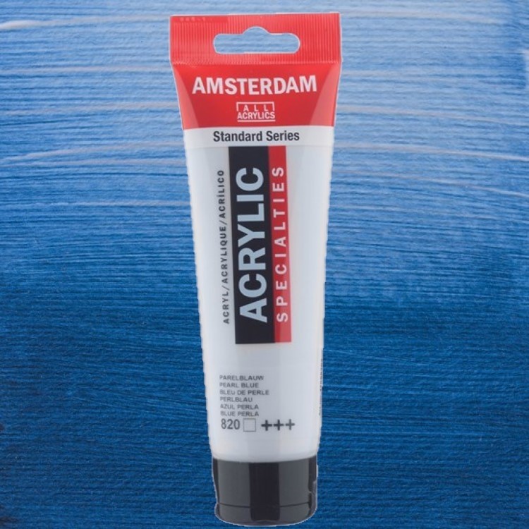 Amsterdam Akrilik Boya 120 ml Pearl Blue 820 Akrilik Boya Fiyatı