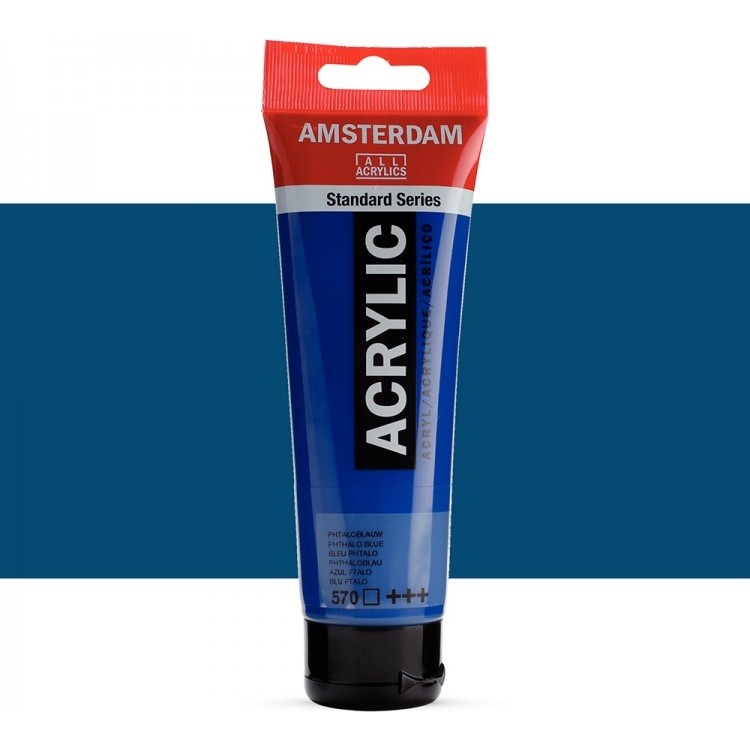 Amsterdam Akrilik Boya 120 ml Phthalo Blue 570 Akrilik Boya Fiyatı