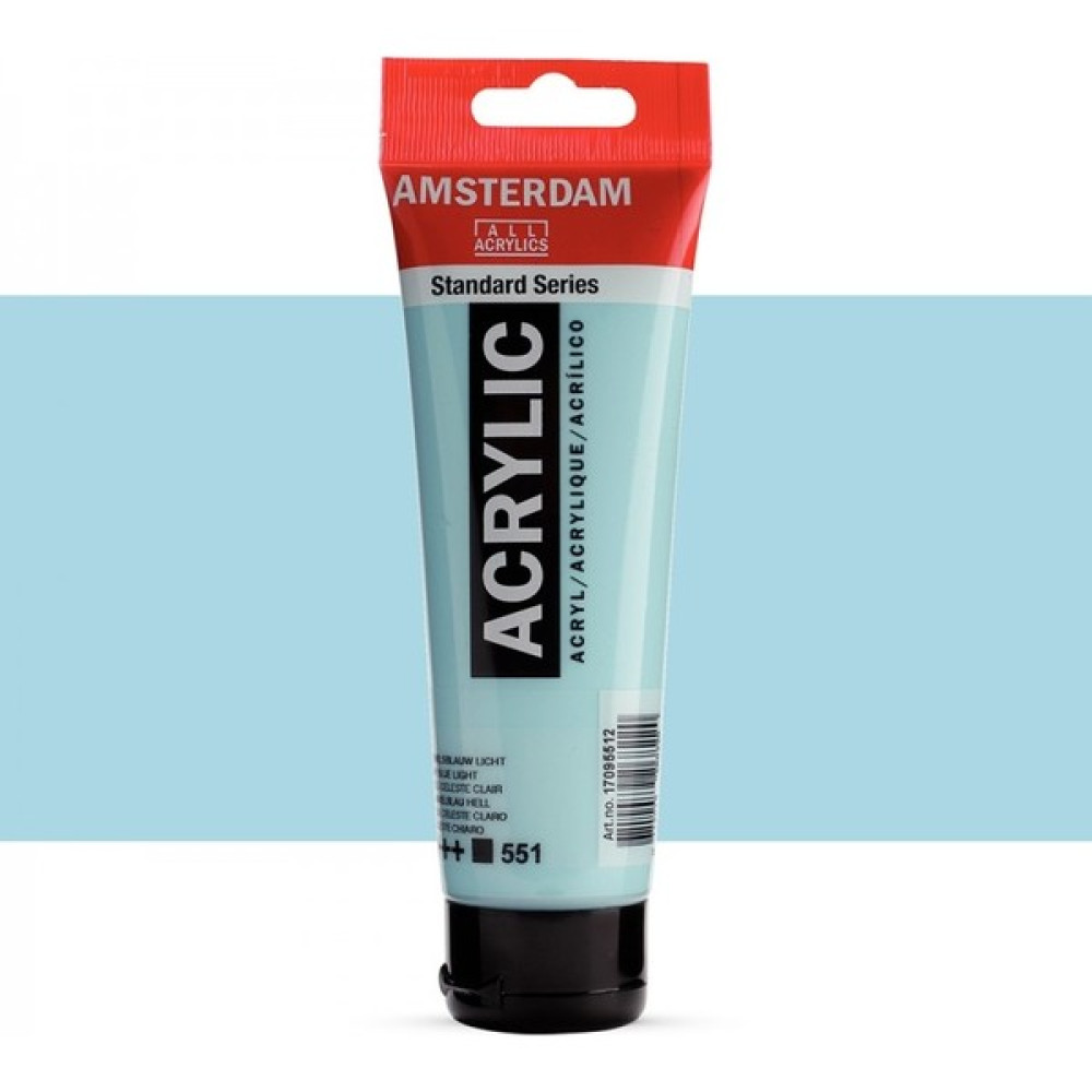 Amsterdam Akrilik Boya 120 ml Sky Blue Light 551 Akrilik Boya Fiyatı
