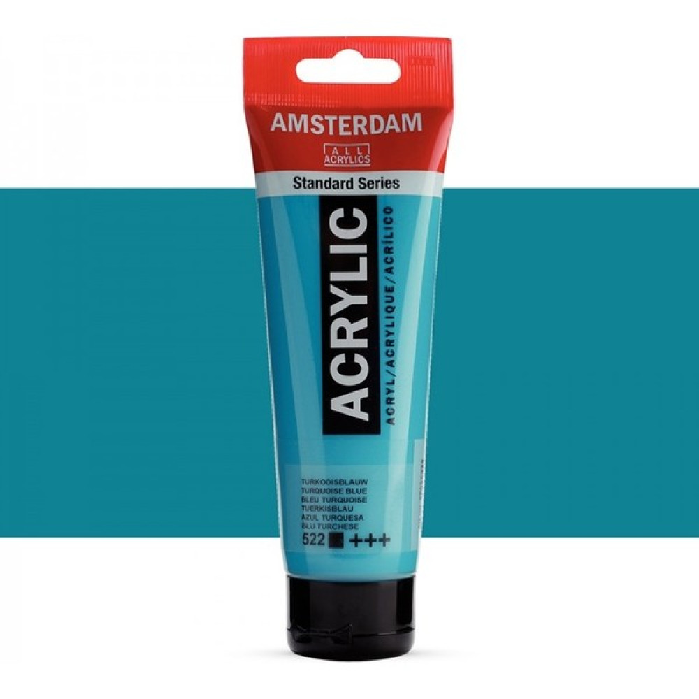 Amsterdam Akrilik Boya 120 ml Turquise Blue 522 Akrilik Boya Fiyatı