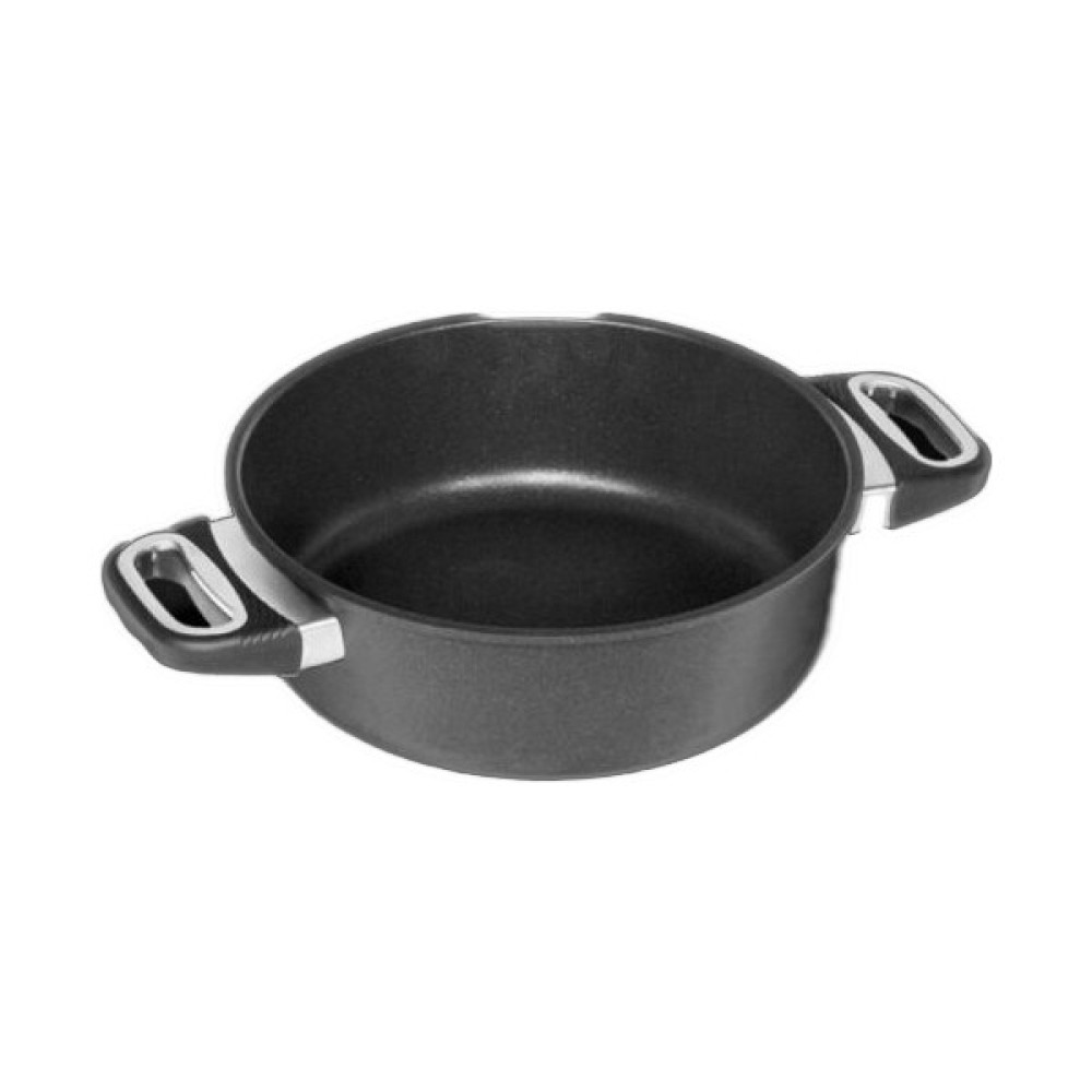 AMT Gastroguss Sığ Tencere 24 cm. Derinlik 8 cm. - Siyah - 24 cm Oto Boyaları Fiyatı