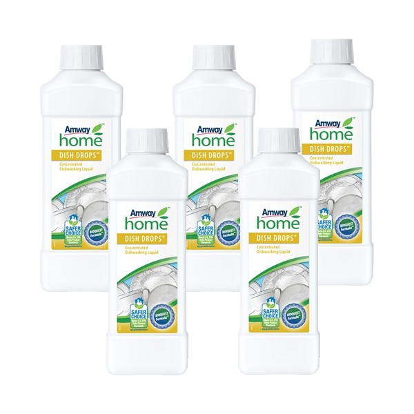 Amway Dish Drops Konsantre Sıvı Bulaşık Deterjanı 5'li - 1 lt Bulaşık Yıkama Fiyatı