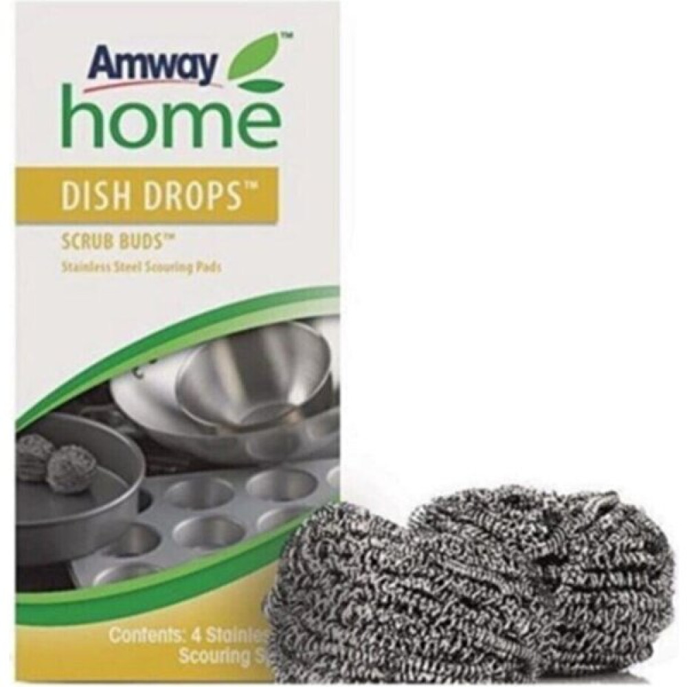 Amway Dish Drops Scrub Buds Bulaşık Teli (4 Lü Paket) Bulaşık Yıkama Fiyatı