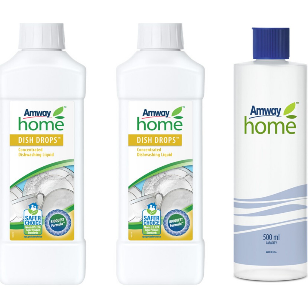 Amway Konsantre Sıvı Bulaşık Deterjanı 2'li + Özel Kapaklı Şişe Bulaşık Yıkama Fiyatı