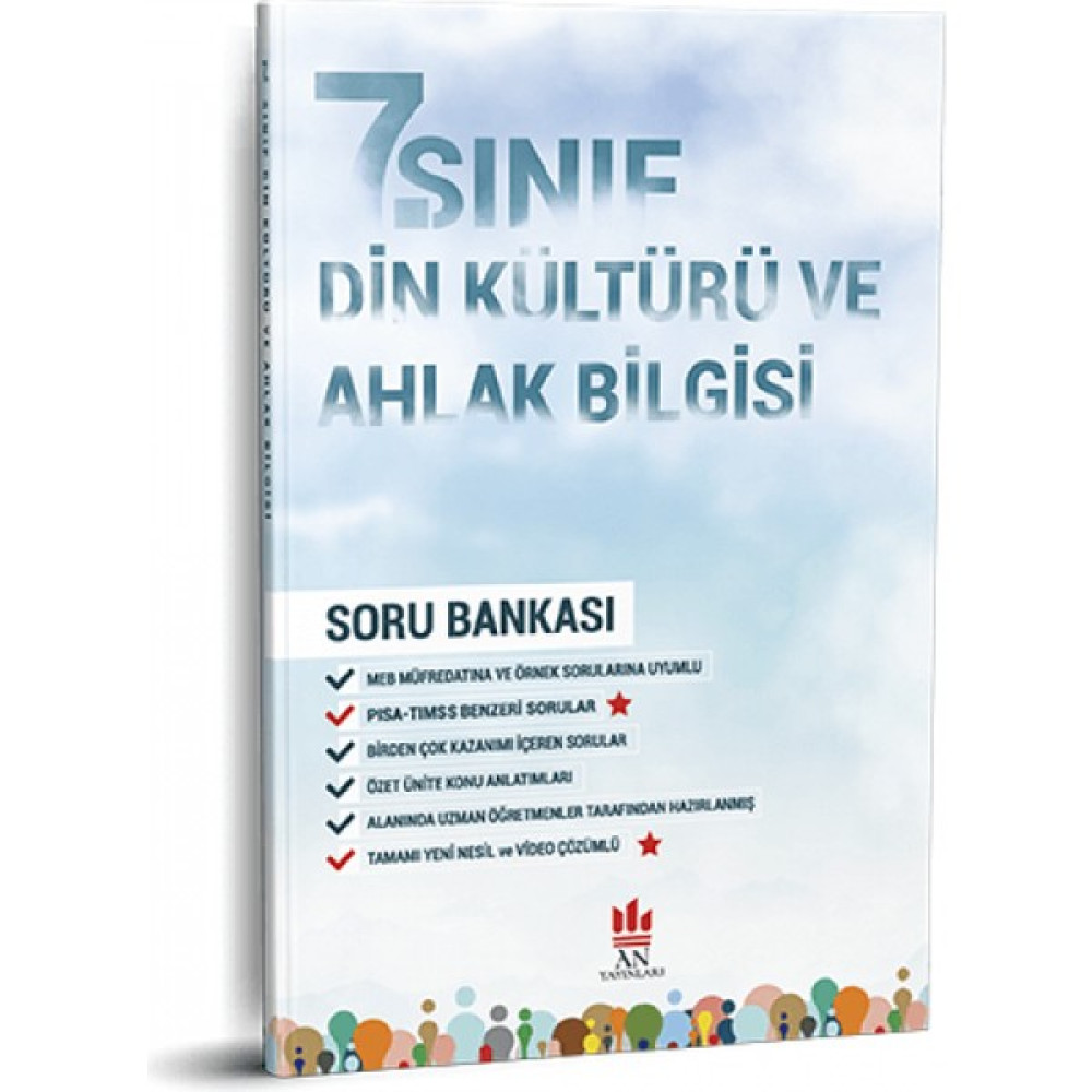 An Yayınları 7. Sınıf Din Kültürü ve Ahlak Bilgisi Soru Bankası Din Kültürü ve Ahlak Bilgisi Fiyatı