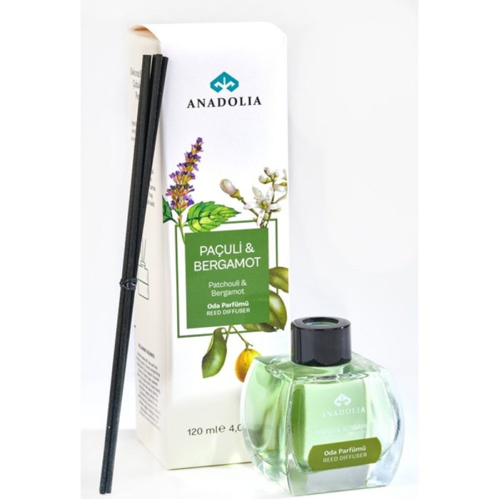 Anadolia Paçuli Bergamot Premium Çubuklu Oda Kokusu 120 ml Oda Kokusu Fiyatı