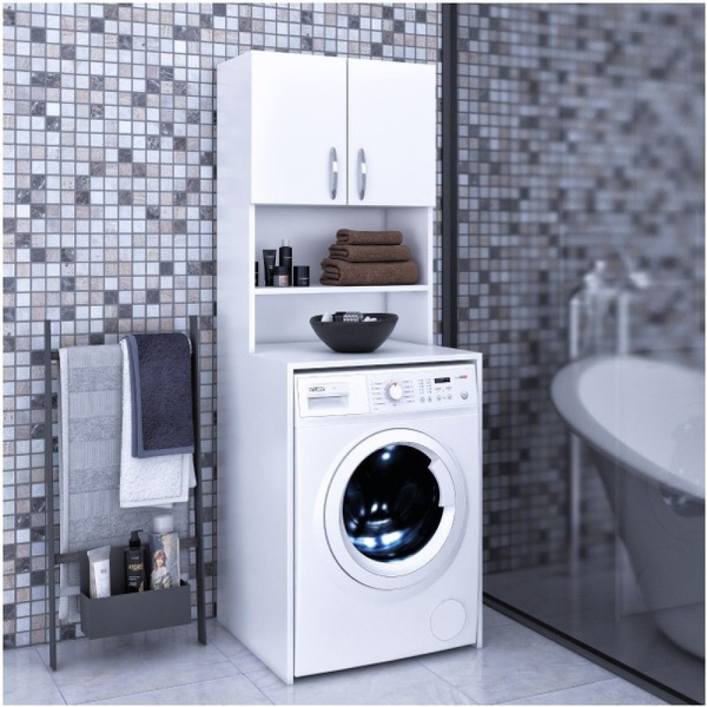 Anadolu Çamaşır Makinesi Dolabı Banyo Dolabı Çok Amaçlı Dolap - Yok - Beyaz Banyo Dolabı / Mobilyası Fiyatı