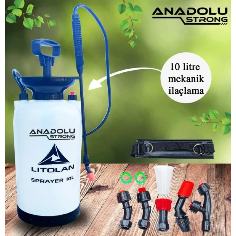 Anadolu Strong 10 Litre Mekanik İlaçlama Pompası İlaçlama Makinesi Fiyatı