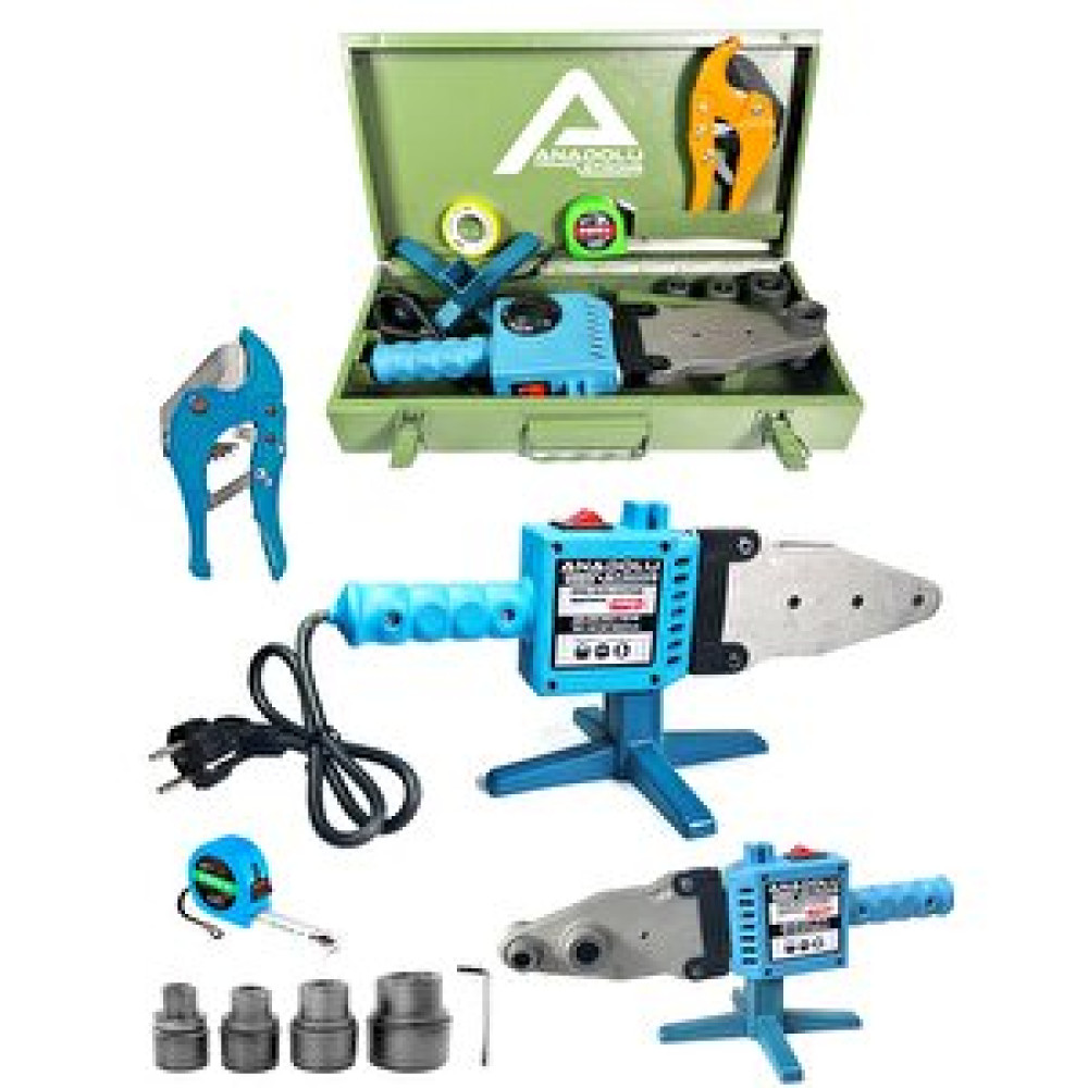 Anadolu Strong Anadolustrong Pprc 1300 Watt Boru Kaynak Büyük Makina Seti Plastik Boru Kaynak Makinesi Kaynak Makineleri Fiyatı