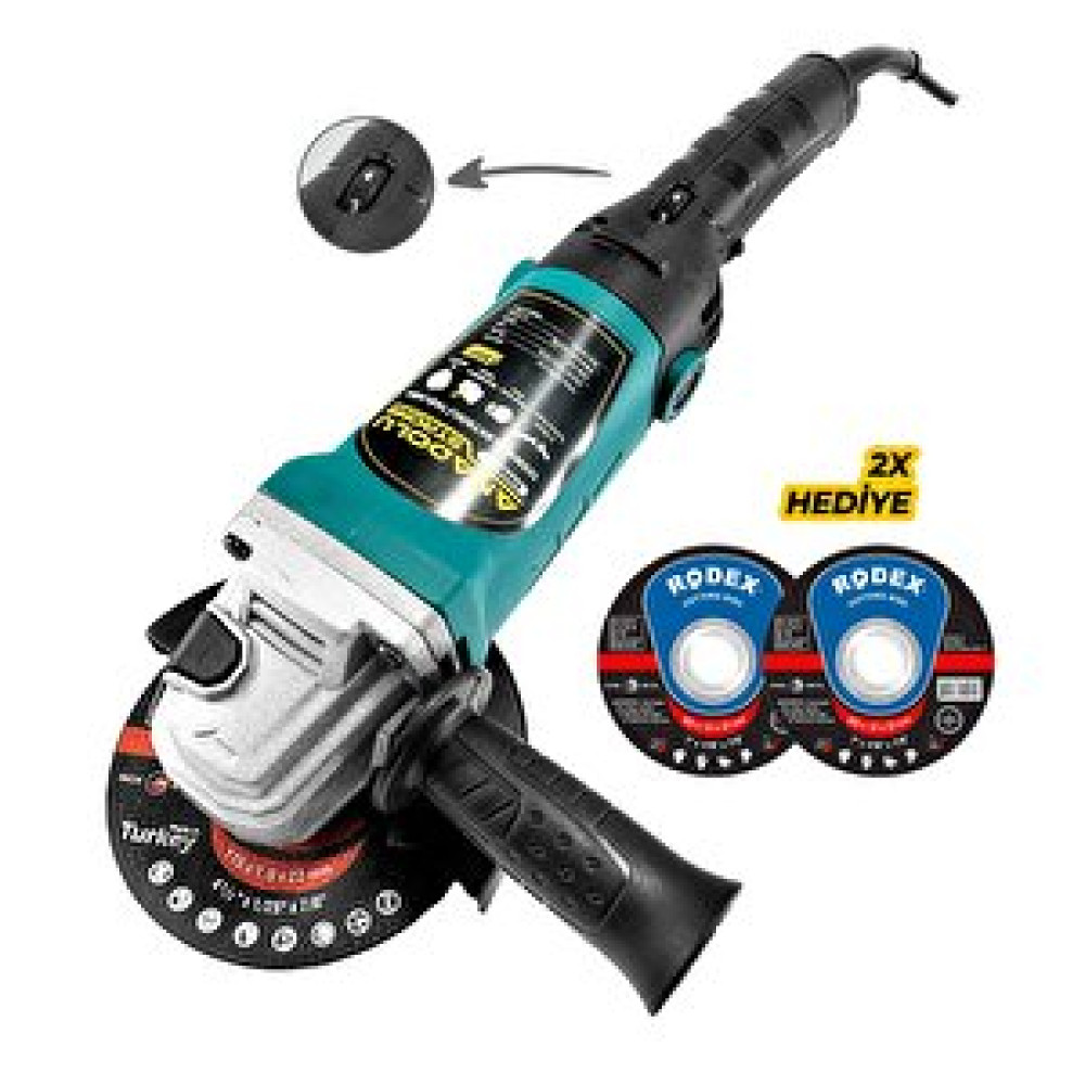 Anadolu Strong Dm803 Devir Ayarlı Spral Taşlama Makinası Avuç İçi Taşlama 115 Mm 2 Adet Disk Hediye Taşlama Makinesi Fiyatı