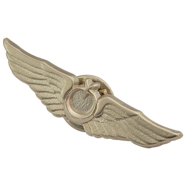 Anahtarlık Sepeti Pilot Bröve Rozet - Saten Kaplama Renkli Metal 40 mm Uzunluk Rozet Fiyatı