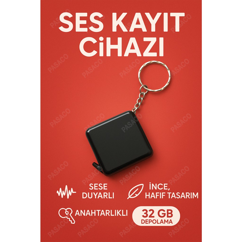 Anahtarlıklı Ince, Hafif Profesyonel Ses Kayıt Cihazı Okul Ders Not,toplantı Diğer Fiyatı