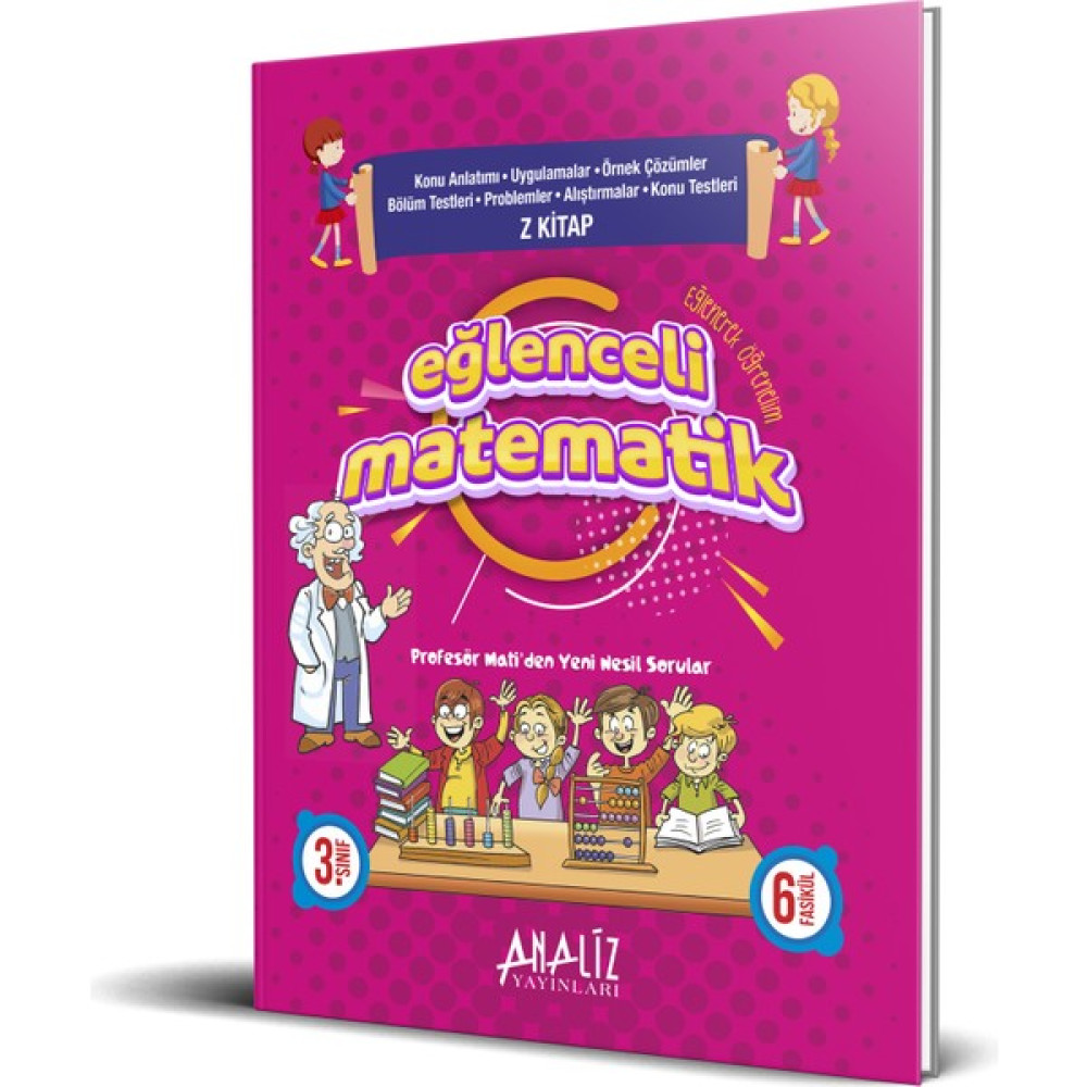 Analiz Yayınları 3. Sınıf Eğlenceli Matematik Kitabı 11 Fasikül Matematik Fiyatı