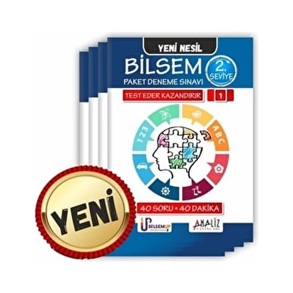 Analiz Yayınları Bilsem Paket Deneme 2.seviye LGS Sınavı İçin Normal Boy Deneme Kitabı Tüm Dersler Fiyatı