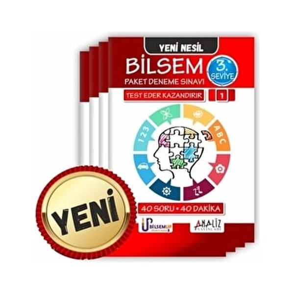 Analiz Yayınları Bilsem Paket Deneme 3.seviye LGS Sınavı İçin Deneme Kitabı Tüm Dersler Fiyatı