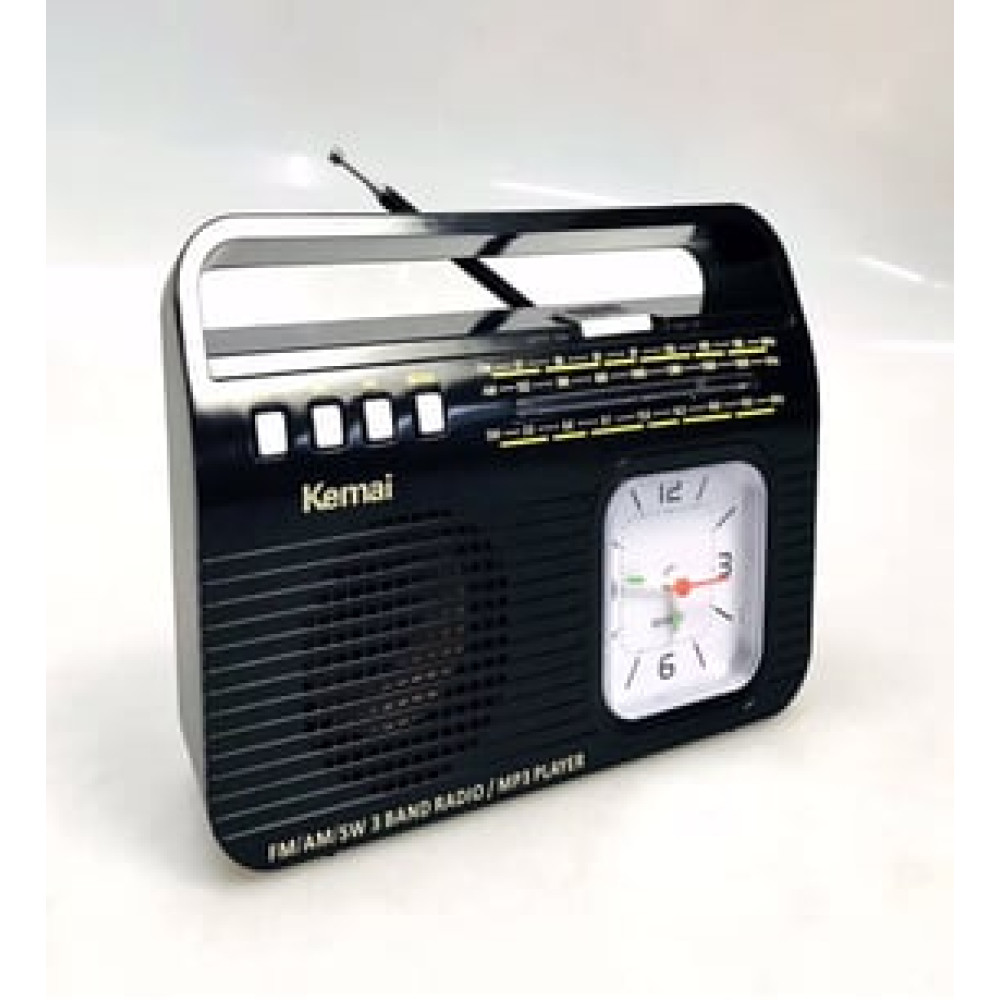 Analog Saatli FM Radyo Bluetooth Hoparlör Kemai MD-502BT USB TF AUX Destekli Hoparlör Alarmlı Saatler & Radyolar Fiyatı