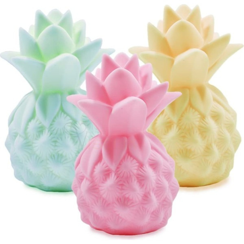 Ananas Gece Lamba Pilli Projeksiyon Masa Lamba Ananas LED Lamba - Renkli Gece Lambası Fiyatı