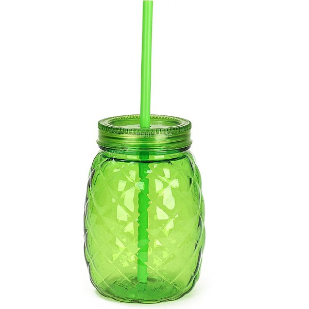 Ananas Şeklinde Pipetli Bardak 600 ml - Bej Fincan / Bardak / Kahve Takımı Fiyatı