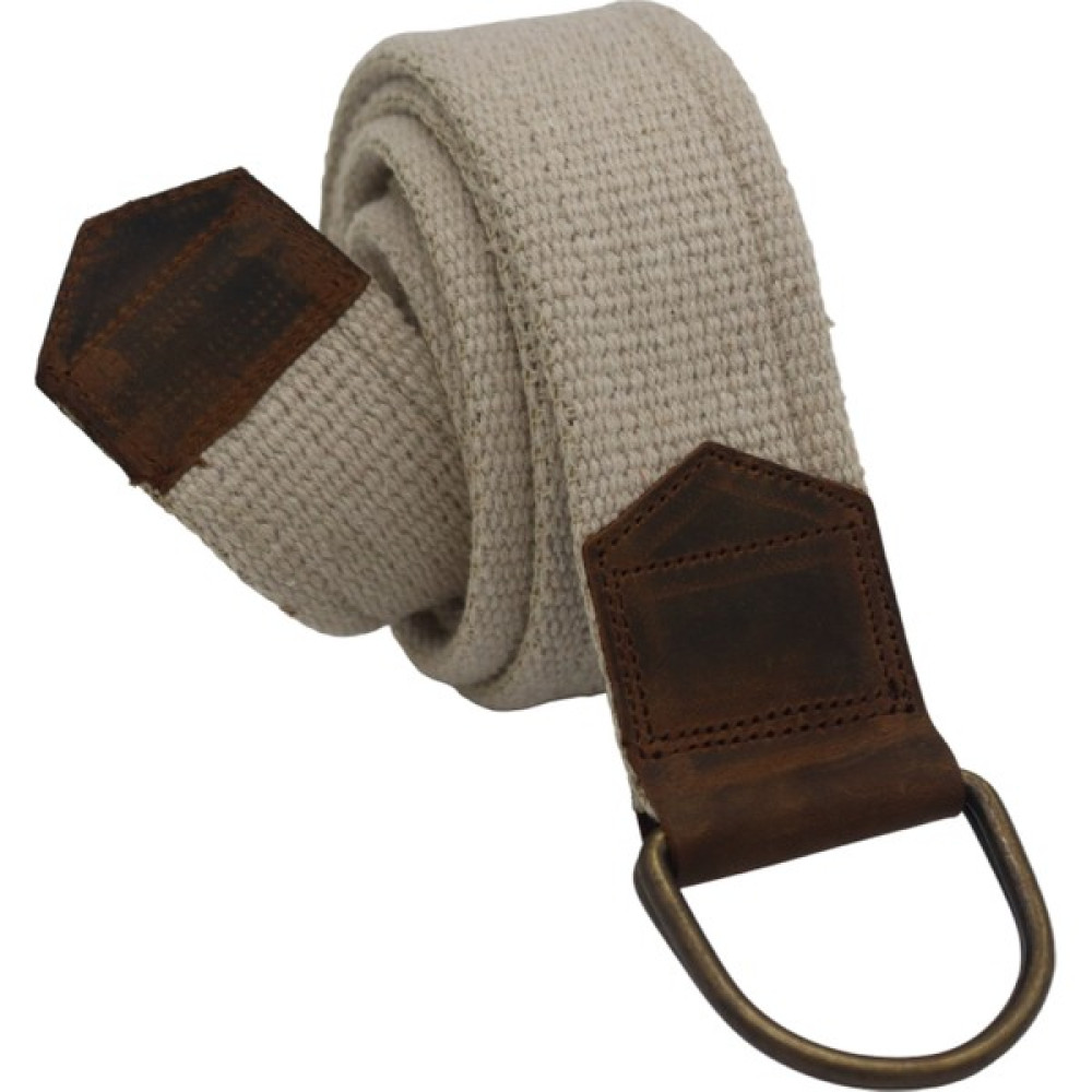 Anatolia Craft Erkek Kadın Kız Genç Için Unisex Derili D Tokalı Antik Halkalı Dokuma Bej Krem Taktik Spor Kanvas Kot Bezkemer Kadın Kemeri Fiyatı
