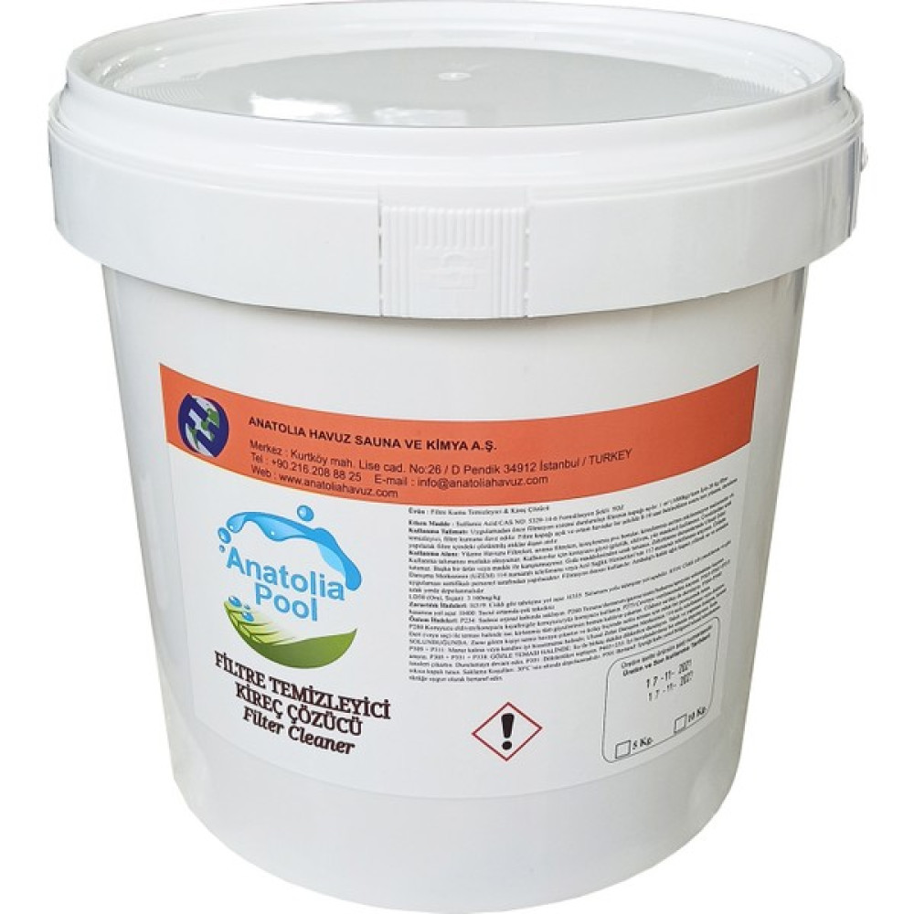 Anatolia Pool Filtre Temizleyici Toz 5 kg (Filter Cleaner) Oto Boyaları Fiyatı