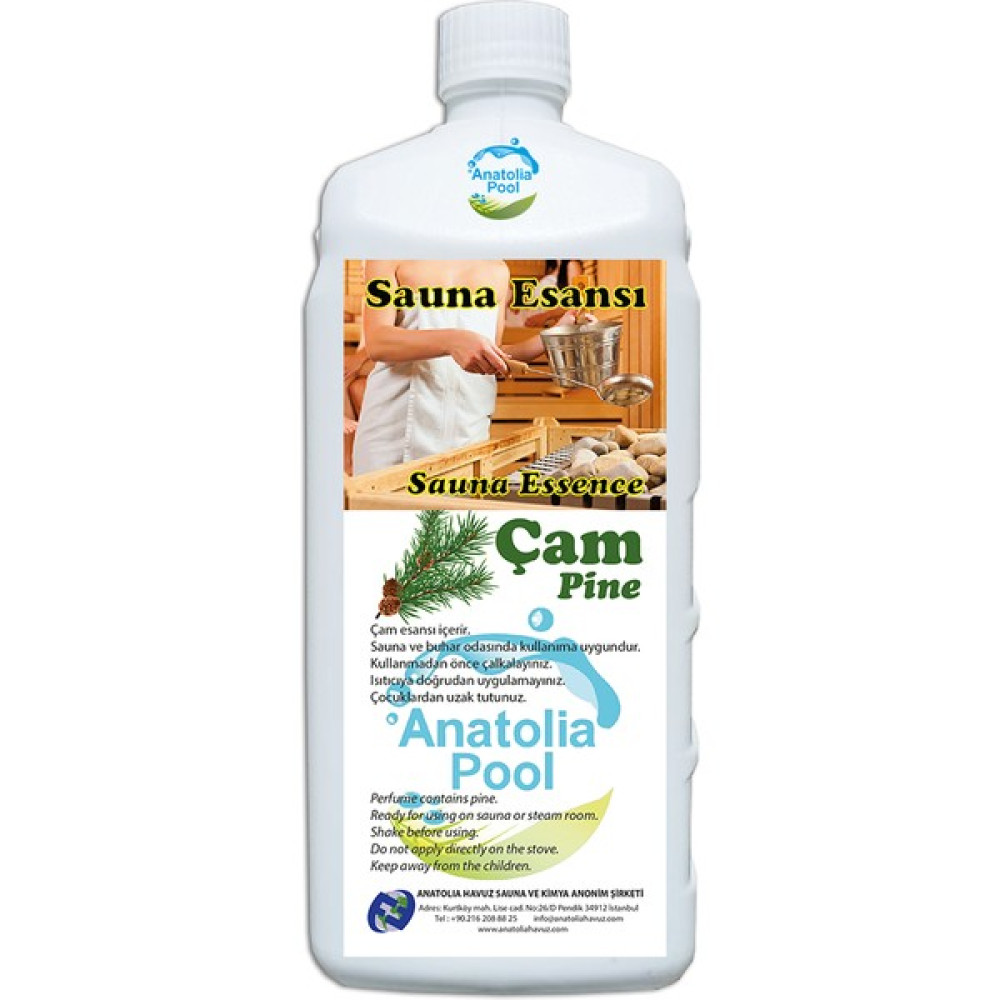 Anatolia Pool Sauna Buhar Esansı Çam 1 Lt. ( Sauna Essence Pine ) Bahçe Malzemeleri Fiyatı