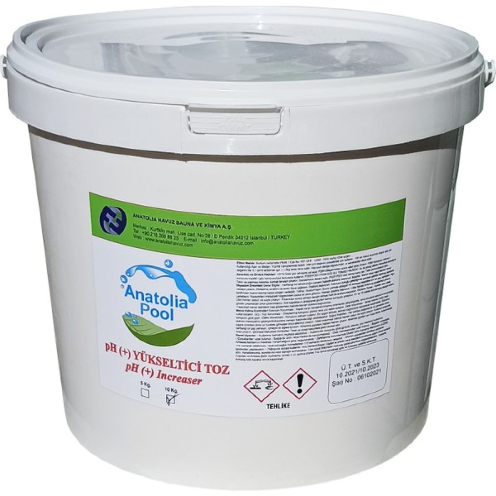 Anatolia Pool Yüzme Havuzu Ph (+) Yükseltici Toz 5 Kg. (Ph + Increaser) Oto Boyaları Fiyatı