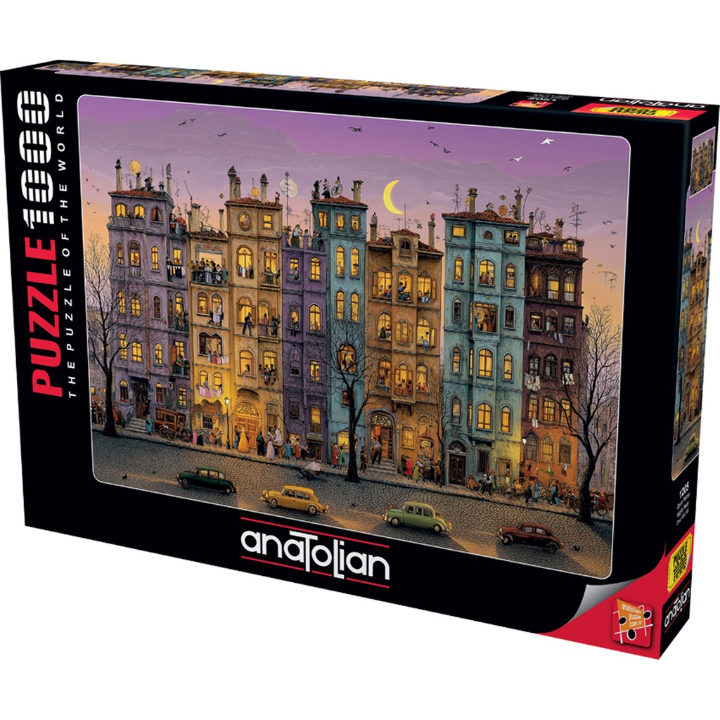 Anatolian 1000 Parçalık Gece Partisi Puzzle 1205- Eğlenceli Zorluk Seviyesi ve Karton Malzeme Anne Bebek Oyuncak Fiyatı