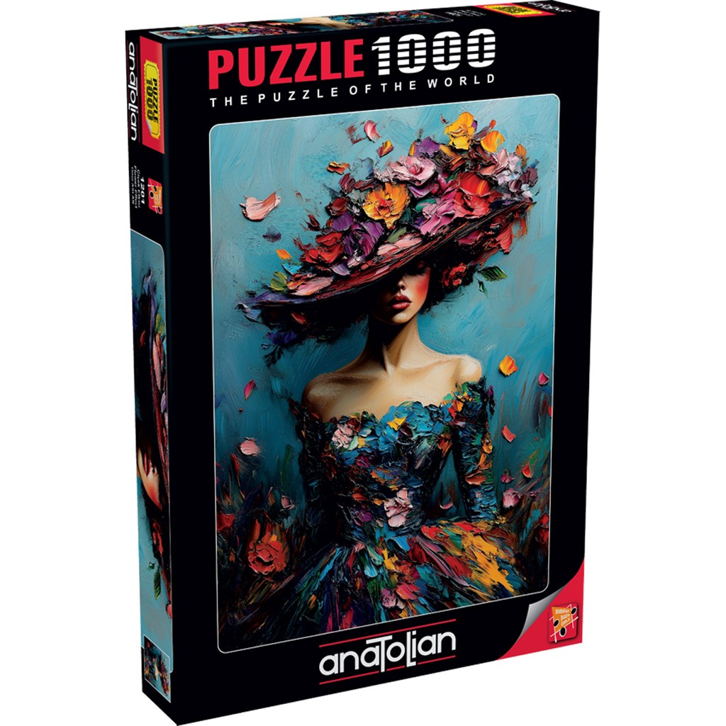 Anatolian 1000 Parçalık Puzzle - Çiçek Etkisi Karton Malzeme ile Zorlu Eğlence 1201 Anne Bebek Oyuncak Fiyatı
