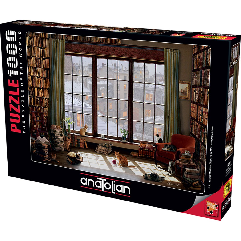 Anatolian 1065 Serisi 1000 Parça Puzzle – Pencere Kedileri, Orta Zorluk Seviyesi, Dayanıklı Mukavva Malzeme Evcil Hayvan Ürünleri Fiyatı