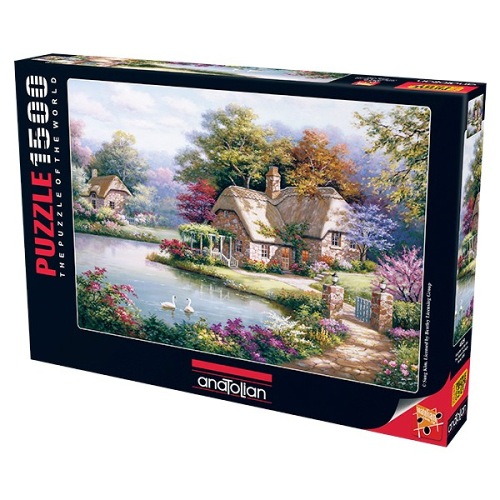 Anatolian 1500 Parçalık Puzzle / Kuğular ve Kır Evi - Kod 4529 - Standart Puzzle & Aksesuarları Fiyatı