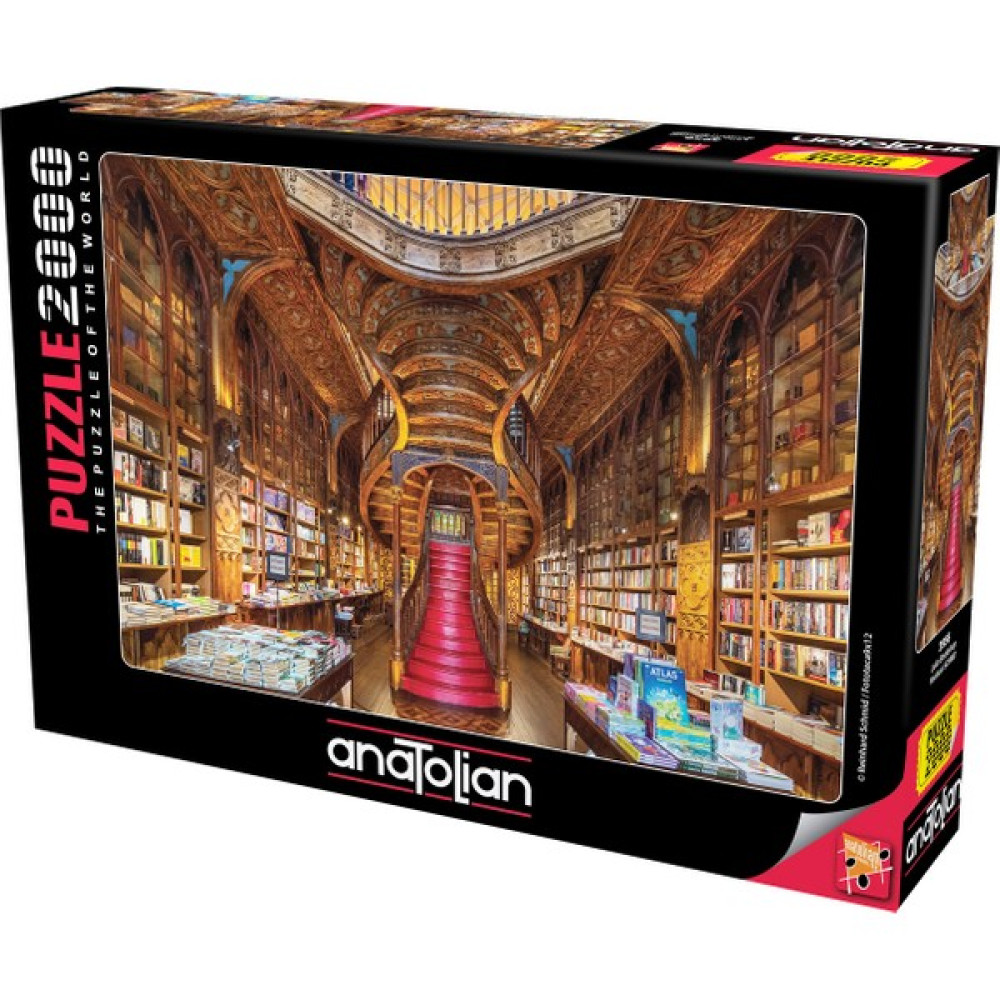 Anatolian 2000 Parçalık Puzzle / Lello Bookshop - Kod 3956 Puzzle & Aksesuarları Fiyatı