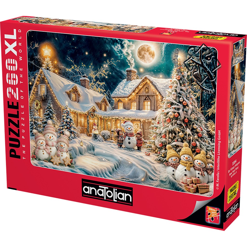 Anatolian 260 Parça XL Puzzle - Bir Yılbaşı Hikayesi Karton Materyal ile Eğlenceli Zorluk 3354 Anne Bebek Oyuncak Fiyatı