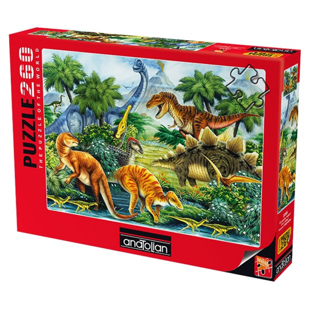 Anatolian 260 Parçalık Puzzle / Dinozorlar Vadisi I - Kod 3285 Eğitici Oyuncak Fiyatı