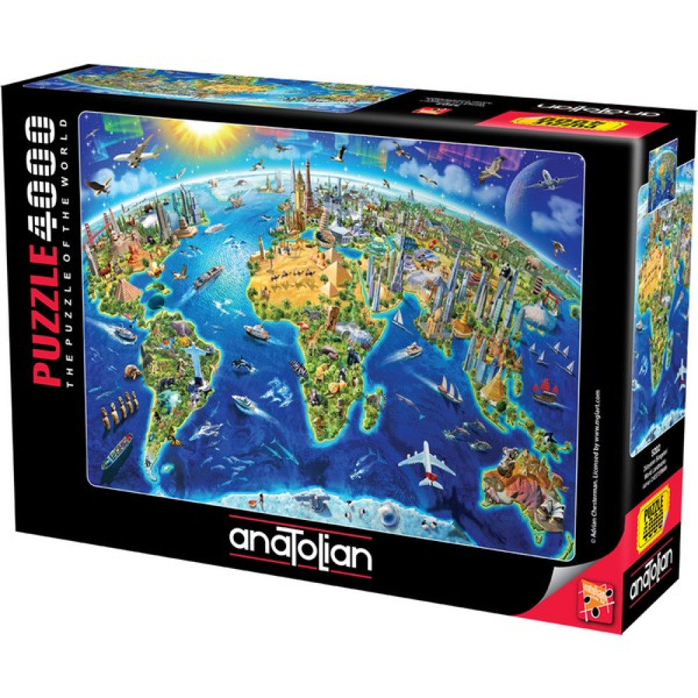Anatolian 4000 Parçalık Puzzle / Dünyanın Simgeleri - Kod 5202 Puzzle & Aksesuarları Fiyatı