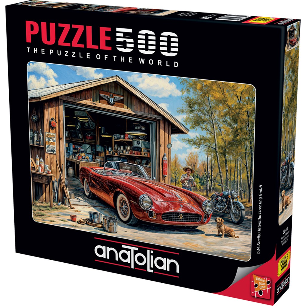 Anatolian 500 Parçalık Klasik Tutkusu 3644 Puzzle Karton Malzeme ile Eğlenceli Zorluk Seviyesi Anne Bebek Oyuncak Fiyatı