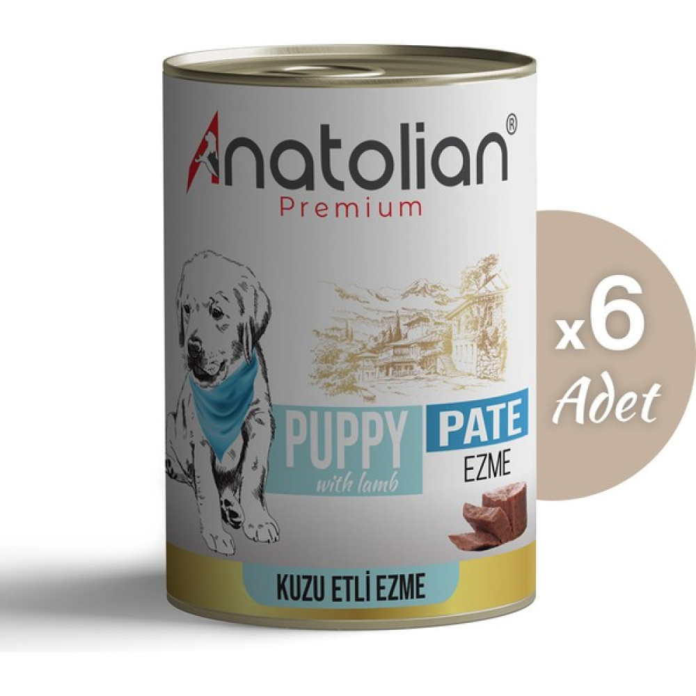 Anatolian Premium Puppy Lamb Pate Kuzulu Ezme Yavru Köpek Konservesi 400 gr x 6 Adet Evcil Hayvan Ürünleri Fiyatı