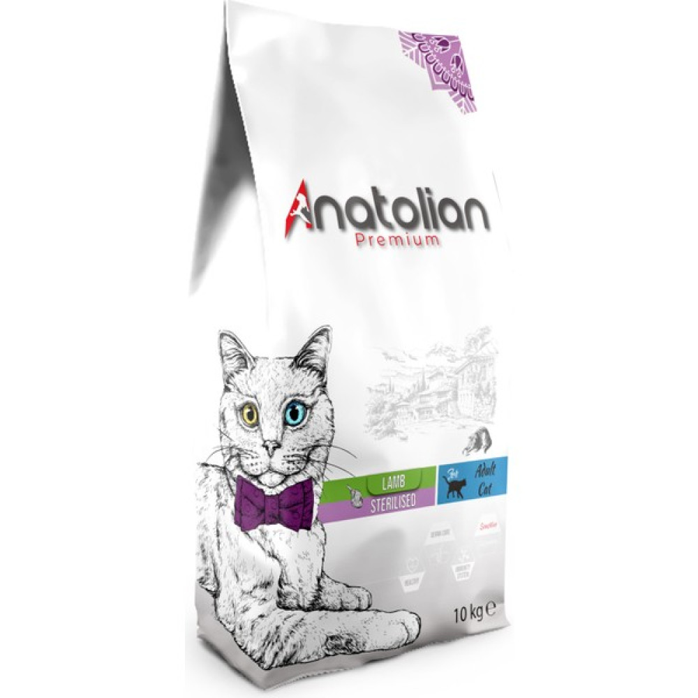 Anatolian Premium Sterilised Lamb Kuzulu Kısır Kedi Maması 10 kg Evcil Hayvan Ürünleri Fiyatı