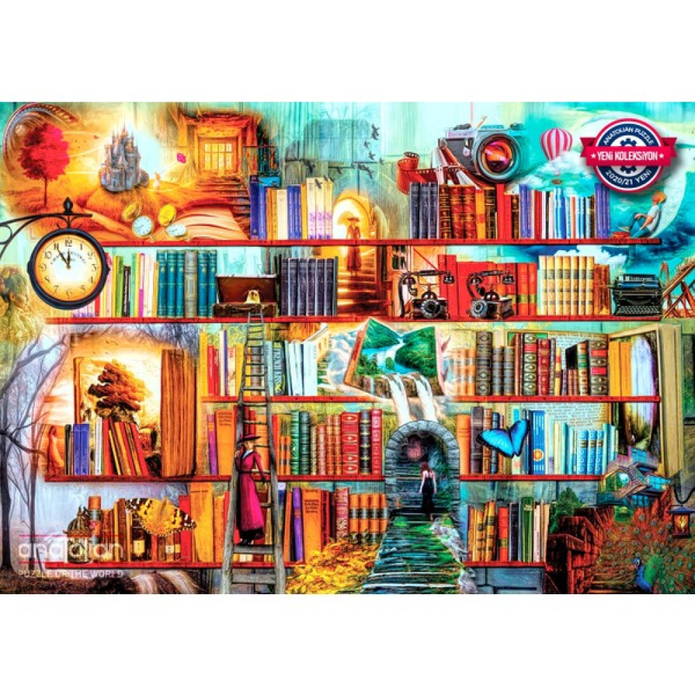 Anatolian Puzzle - Gizemli Kitaplık / 3000 Parça, #4918 - Renkli Puzzle & Aksesuarları Fiyatı